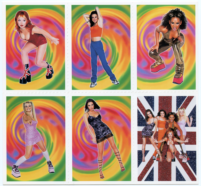 Promotional trading cards distributed to market the SpiceWorld movie.