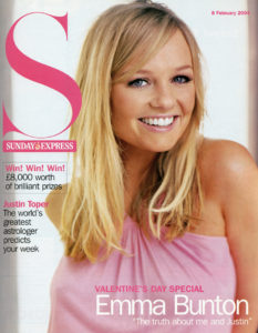 Emma Bunton in Sunday Express