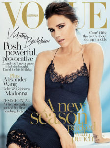 Victoria Beckham in Vogue Australia