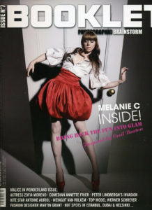 Melanie C in Booklet Magazine