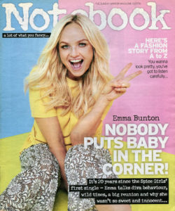 Emma Bunton in Notebook Magazine