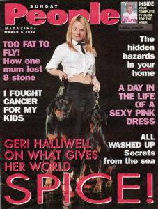 Geri Halliwell in Sunday People