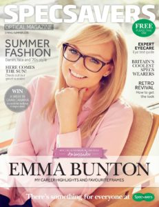 Emma Bunton in Specsavers Magazine