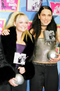 Melanie C and Emma Bunton at MTV Europe Music Awards