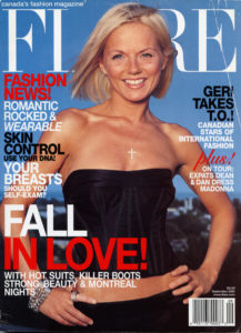 Geri Halliwell in Flare Magazine