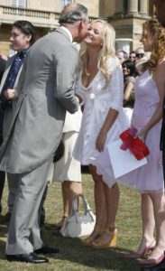 Emma Bunton and Geri Halliwell at Buckingham Palace Garden Party