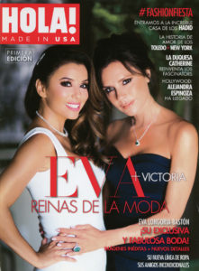 Victoria Beckham and Eva Longoria in Hola Magazine