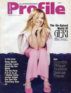 Geri Halliwell in Wal-Mart Profile Magazine