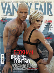 Victoria and David Beckham in Vanity Fair