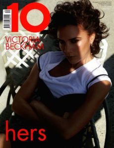Victoria and David Beckham in 10 Magazine