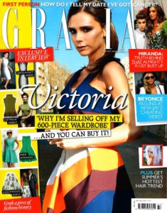 Victoria Beckham in Grazia Magazine