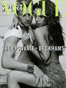 Victoria and David Beckham in Vogue Italia