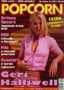 Geri Halliwell in Popcorn Magazine