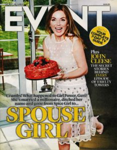 Geri Horner in Event Magazine