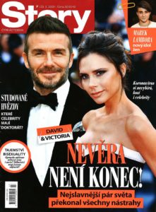 Victoria and David Beckham in Story Magazine