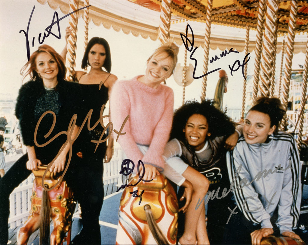 Spice Girls autographed photo