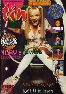 Emma Bunton in Super Tin Magazine