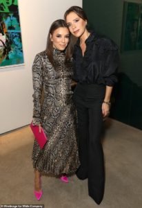 Victoria Beckham and Eva Longoria at Sothebys 275th Anniversary