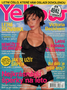 Victoria Beckham in Yellow Magazine