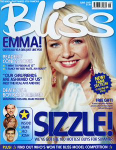 Emma Bunton in Bliss Magazine