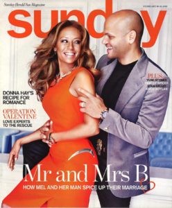 Mel B in Sunday Australia