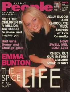 Emma Bunton in Sunday People