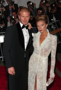 Victoria and David Beckham at Met Gala