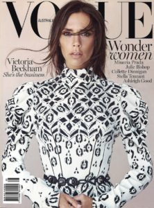Victoria Beckham in Vogue Australia