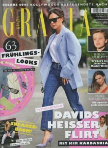 Victoria Beckham in Grazia