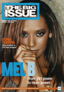 Mel B in The Big Issue