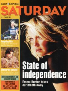 Emma Bunton in Daily Express Saturday