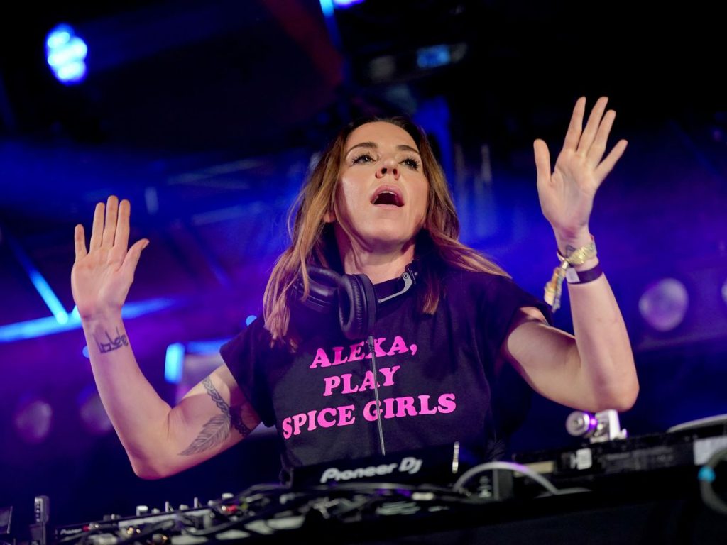 Melanie C at Glastonbury Festival