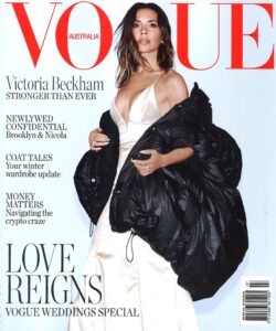 Victoria Beckham in Vogue Australia