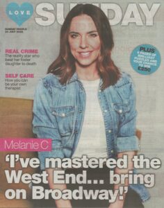 Melanie C in Sunday People