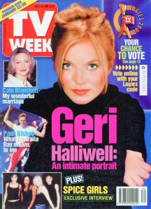 Geri Halliwell in TV Week Australia