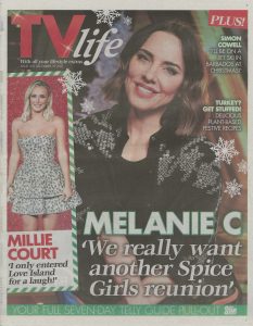 Melanie C in TV Life Magazine