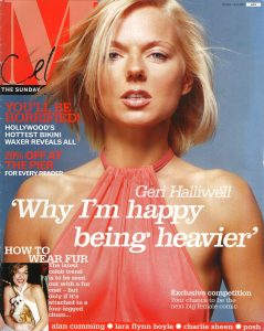 Geri Halliwell in Sunday Mirror