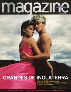 Victoria and David Beckham in La Vanguardia Magazine Spain