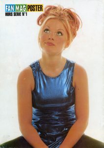 Geri on the back of FAN Poster Magazine, France, 1997