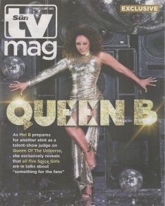 Mel B in Sun TV Magazine