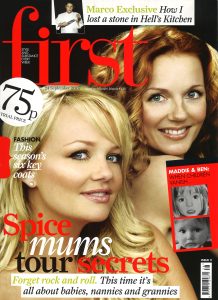 Emma Bunton and Geri Halliwell in First Magazine