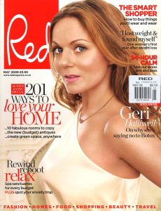 Geri Halliwell in Red Magazine