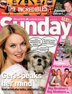 Geri Halliwell and Harry in NOTW Sunday