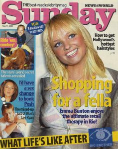 Emma Bunton in Sunday Magazine