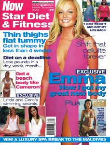 Emma Bunton in Now Star Diet & Fitness Magazine
